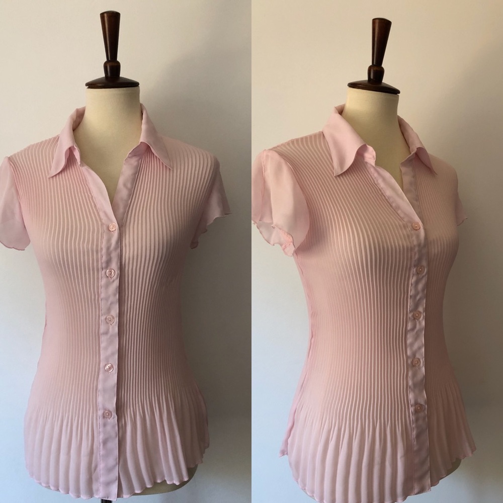 Blush Pink Button Down